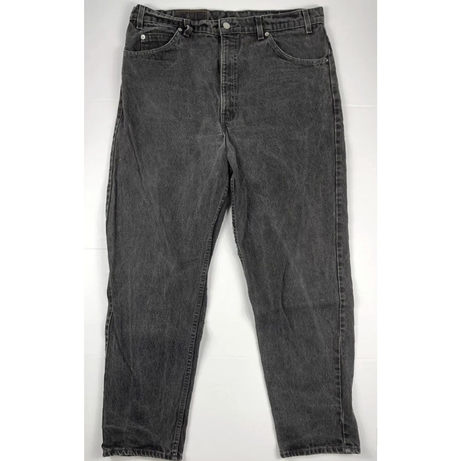 Levi's VINTAGE Levi's 550 Jeans Men's 38x30 Black Denim Relaxed Fit 90s USA Made Size US 38 / EU 54 - 6 Thumbnail