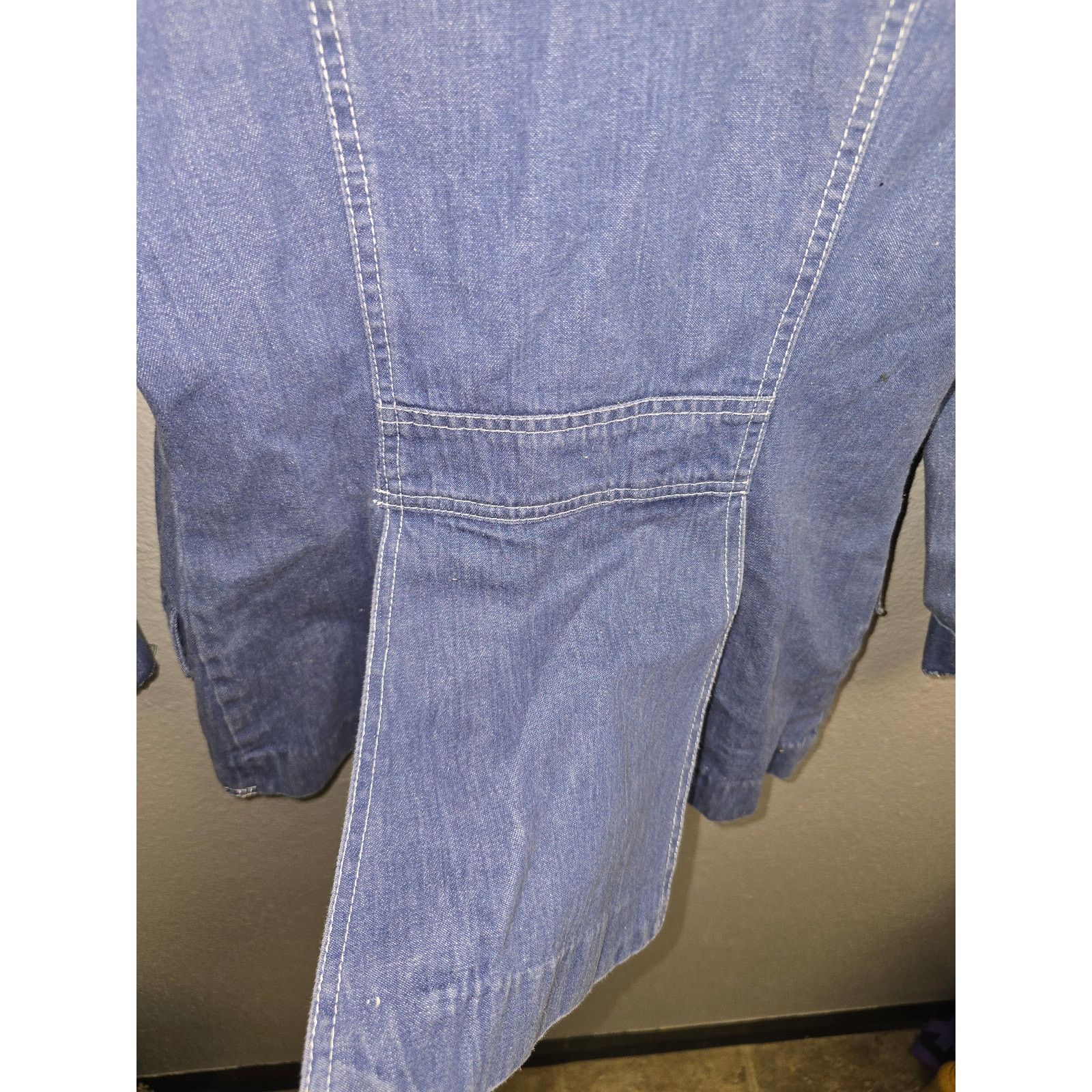 Vintage Vintage Denim Blazer Jacket Whip-O-Will Western Chore Coat Size S / US 4 / IT 40 - 8 Thumbnail