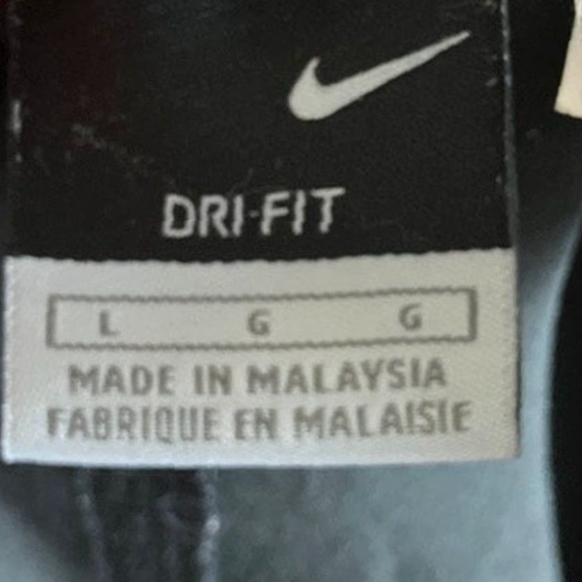 Nike VINTAGE Nike Mens Pants Black Pull On Dri Fit Zip Up Ankle Performance Stretch L Size US 31 - 4 Thumbnail