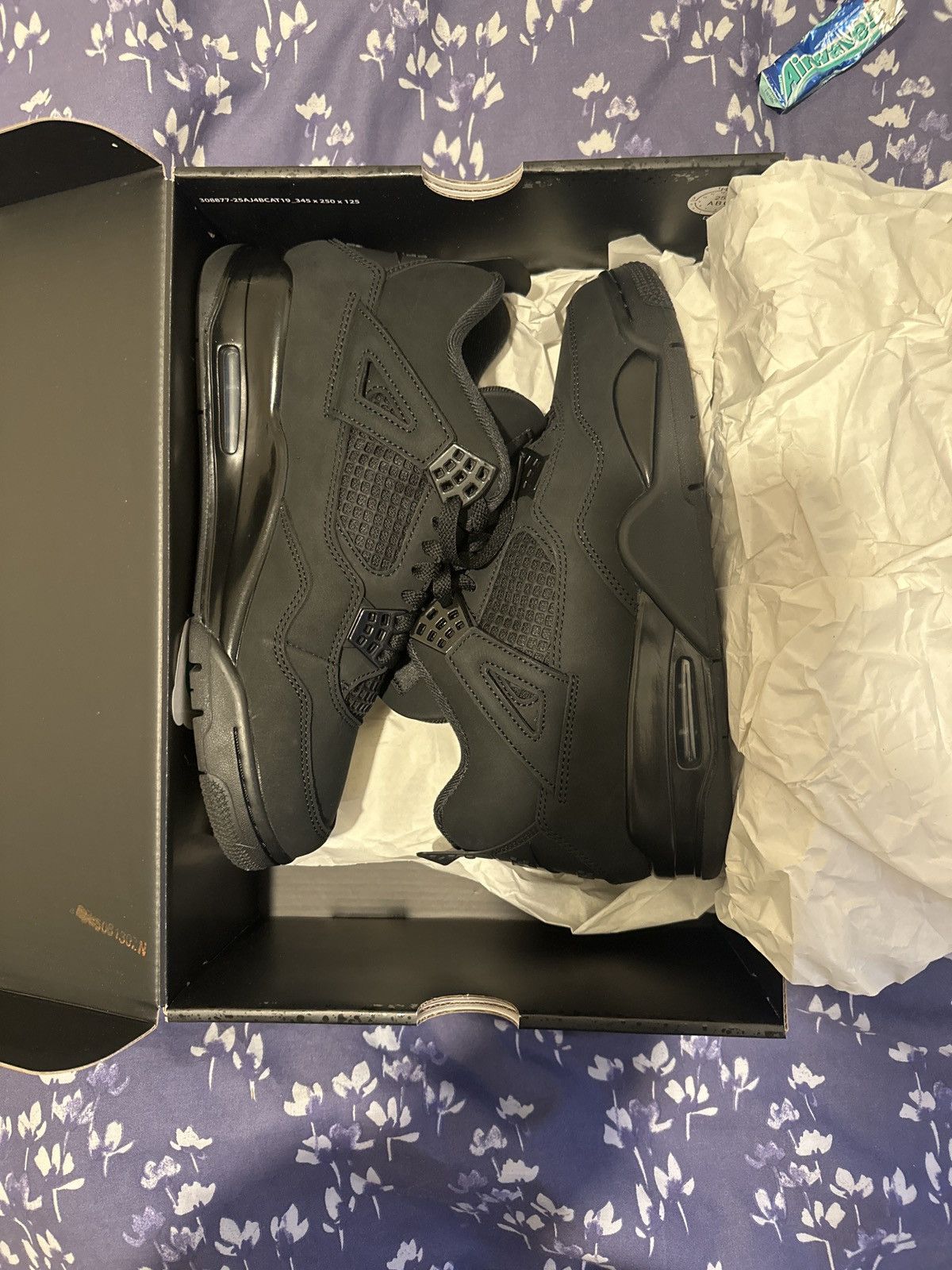 Jordan Brand Jordan 4 black cats 2025 Size US 9.5 / EU 42-43 - 4 Thumbnail