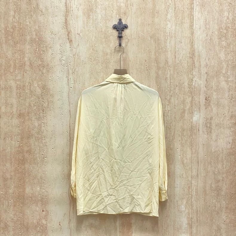 Gucci Gucci Popular double G gold buckle ruffle silk shirt 2505-N Size XS / US 0-2 / IT 36-38 - 2 Thumbnail