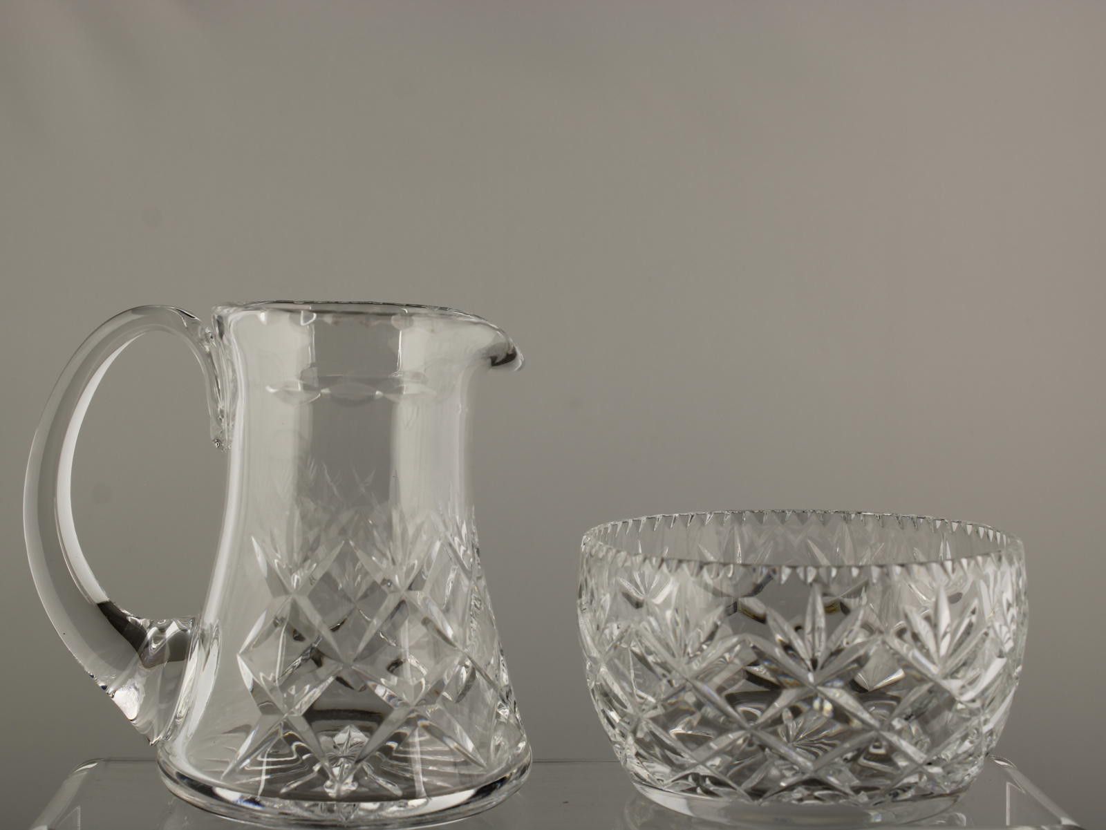 Other Webb Corbett Crystal Sugar Bowl and Milk/Creamer Jug Set Size ONE SIZE - 1 Thumbnail