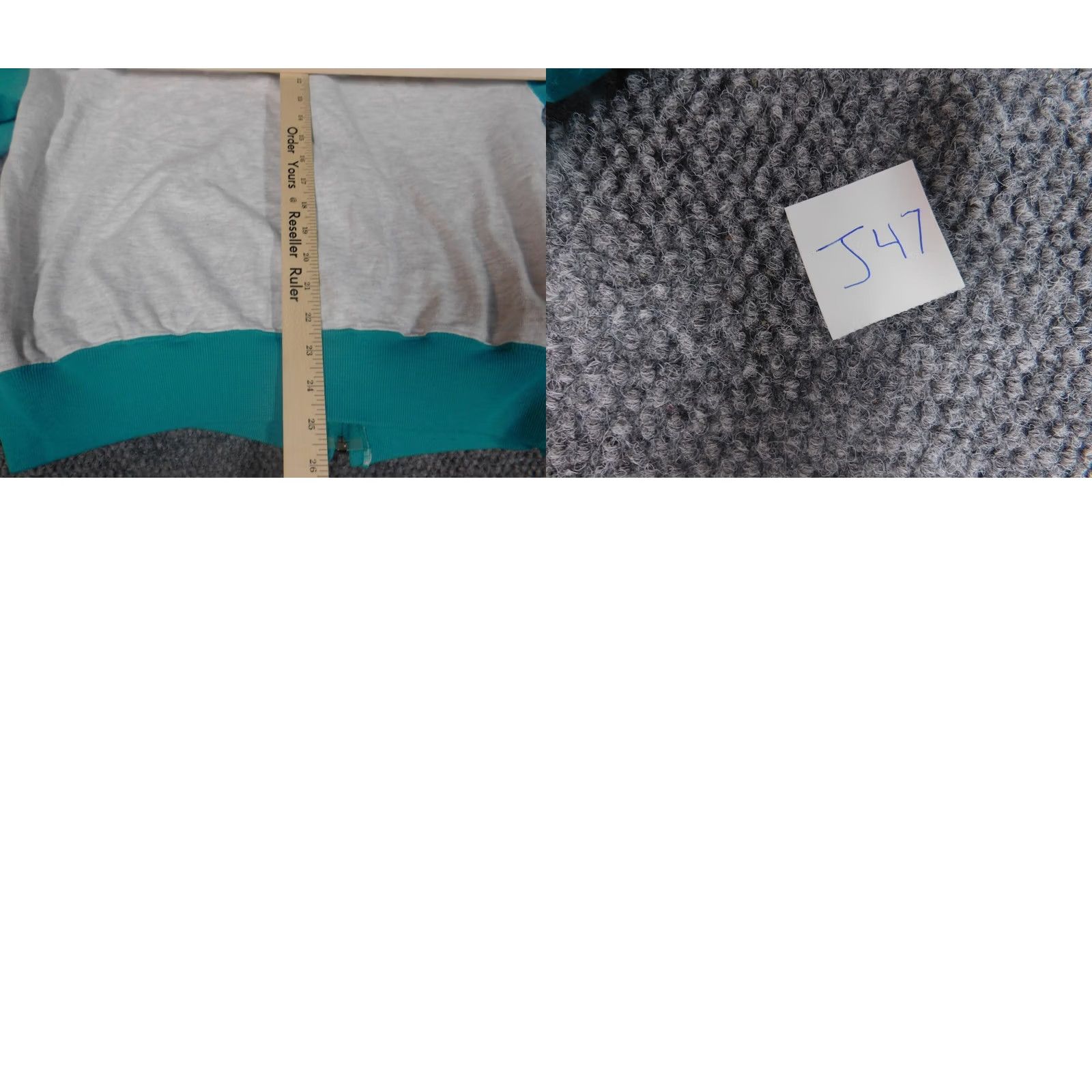 Vintage Russell Womens Jacket L Gray Zip stretch athletic Coat Cotton Blend Floral Knit Formal Womens Size L Gray Stretch Size L / US 10 / IT 46 - 9 Thumbnail