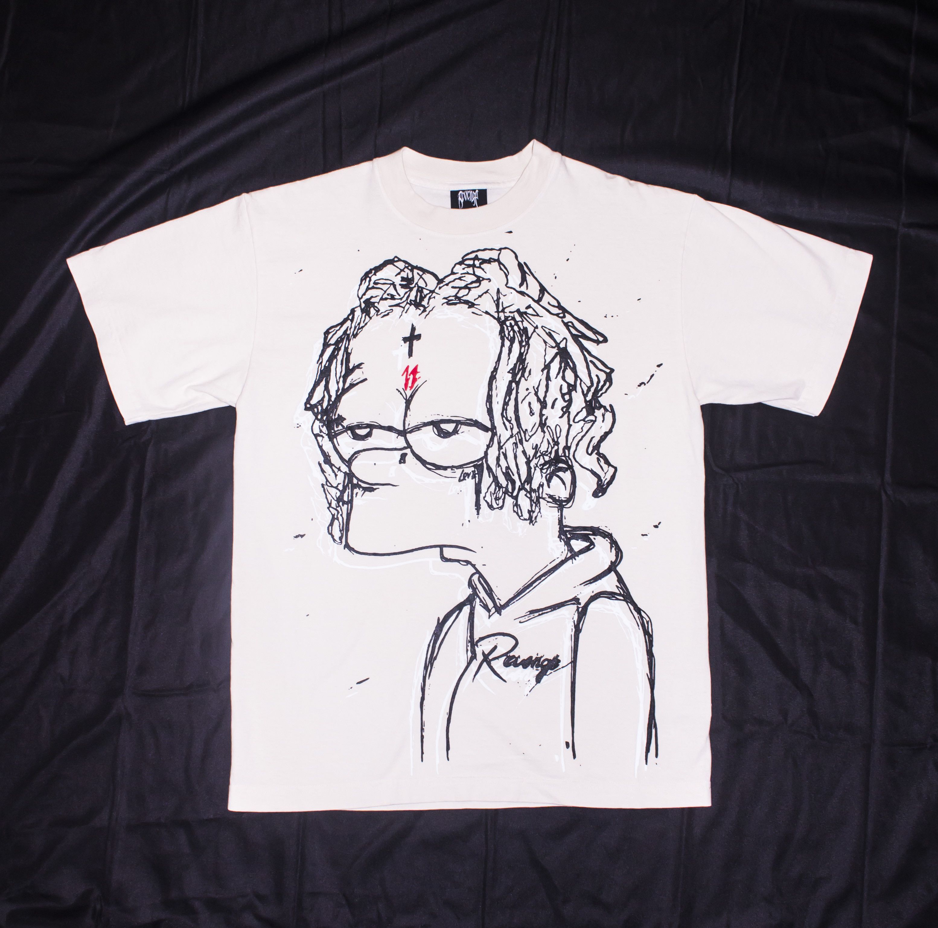 Revenge x Trippie Redd Bart Tee Cream XL