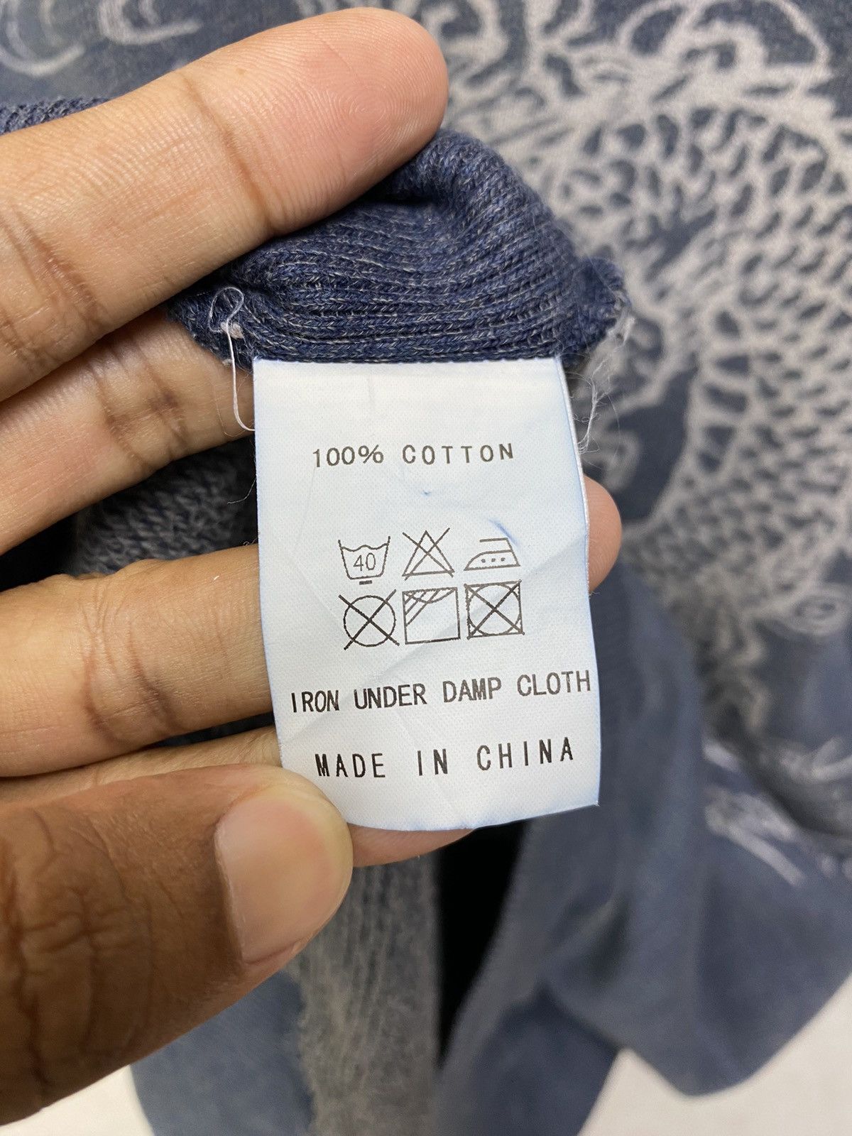 Indigo Indigo Sweatshirt Big Dragon Graphic Crewneck Size Large Size US L / EU 52-54 / 3 - 9 Thumbnail