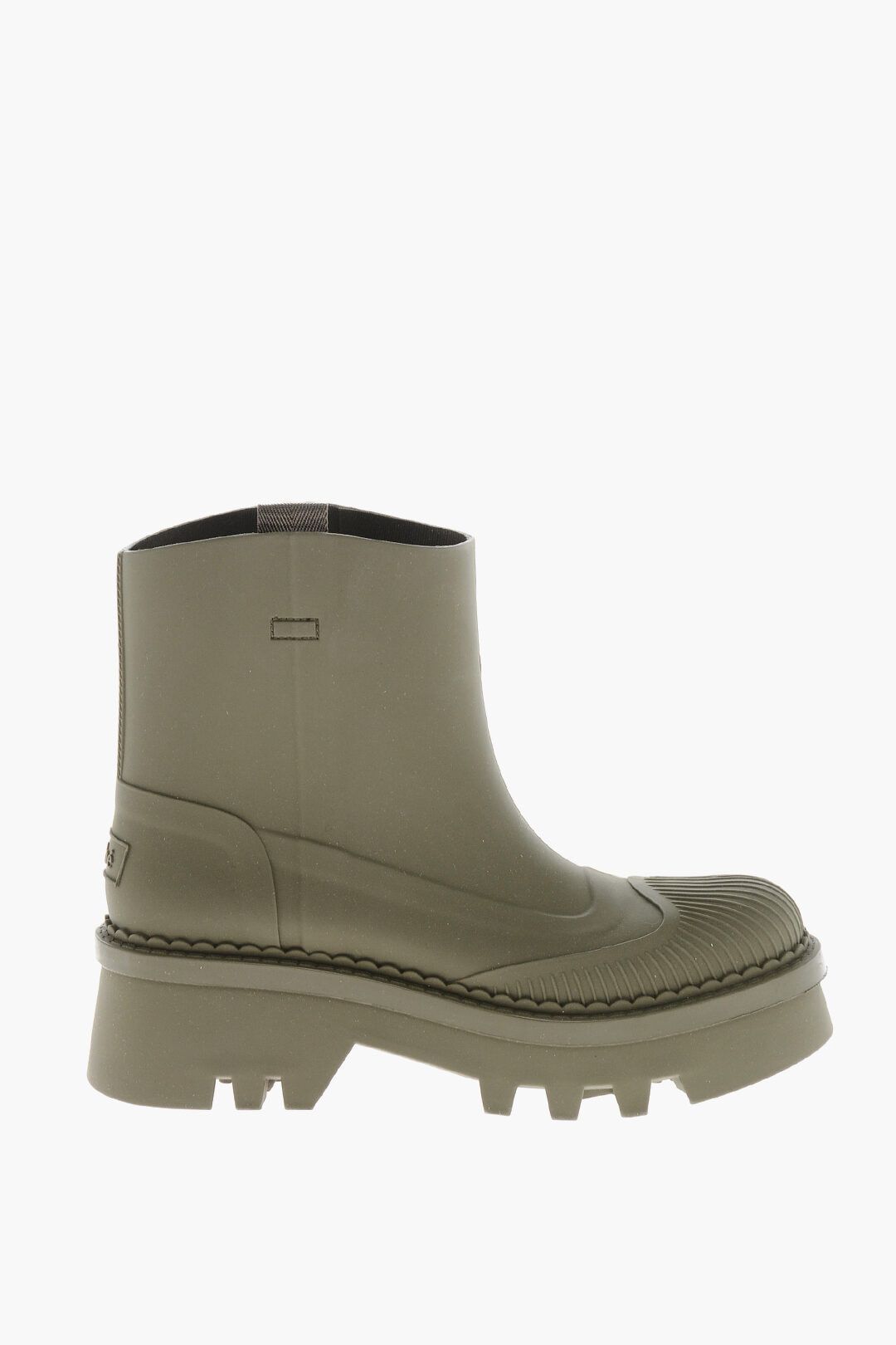 og1mm1125 Rubber Solid Color Booties in Green