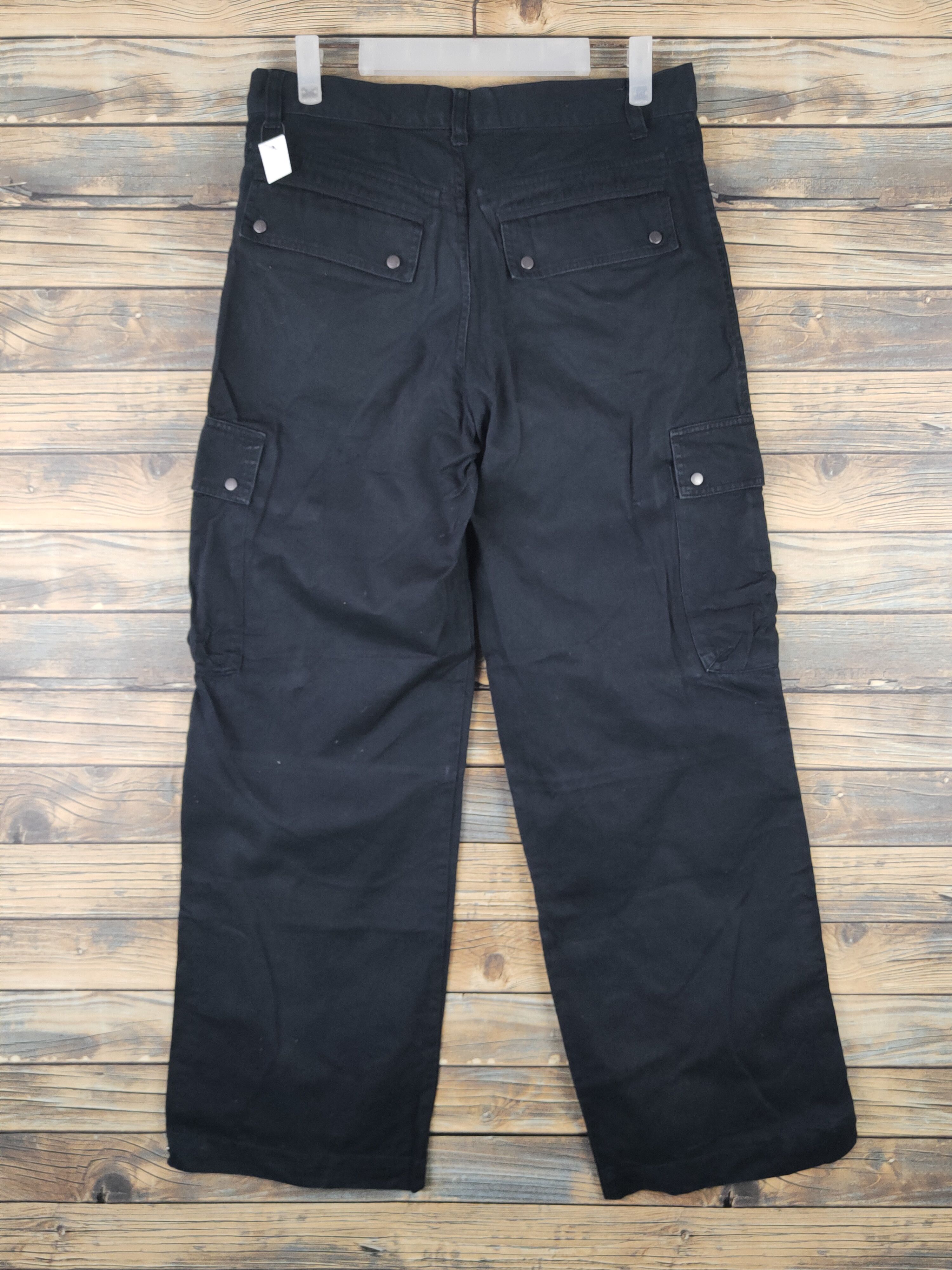 Japanese Brand DL Comme Ca Walk Black Multipocket Cargo Pants #1476 Size US 30 / EU 46 - 8 Thumbnail
