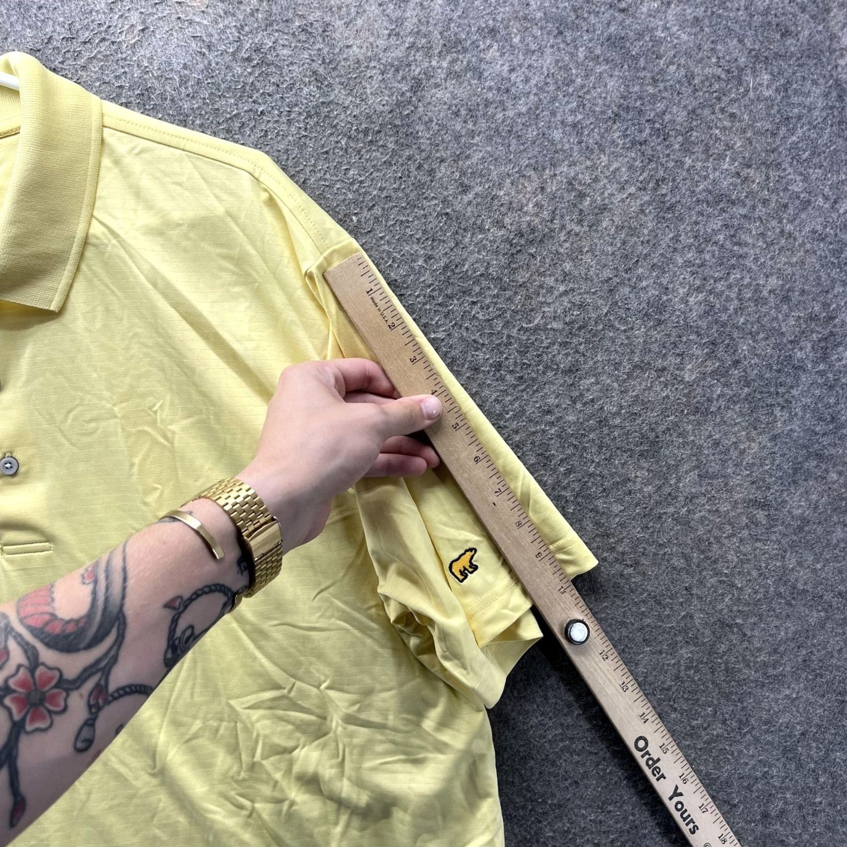 Vintage Jack Nicklaus Polo Shirt Mens XL Yellow Golf Performance Short Sleeve Casual Shirt Size US XL / EU 56 / 4 - 5 Thumbnail