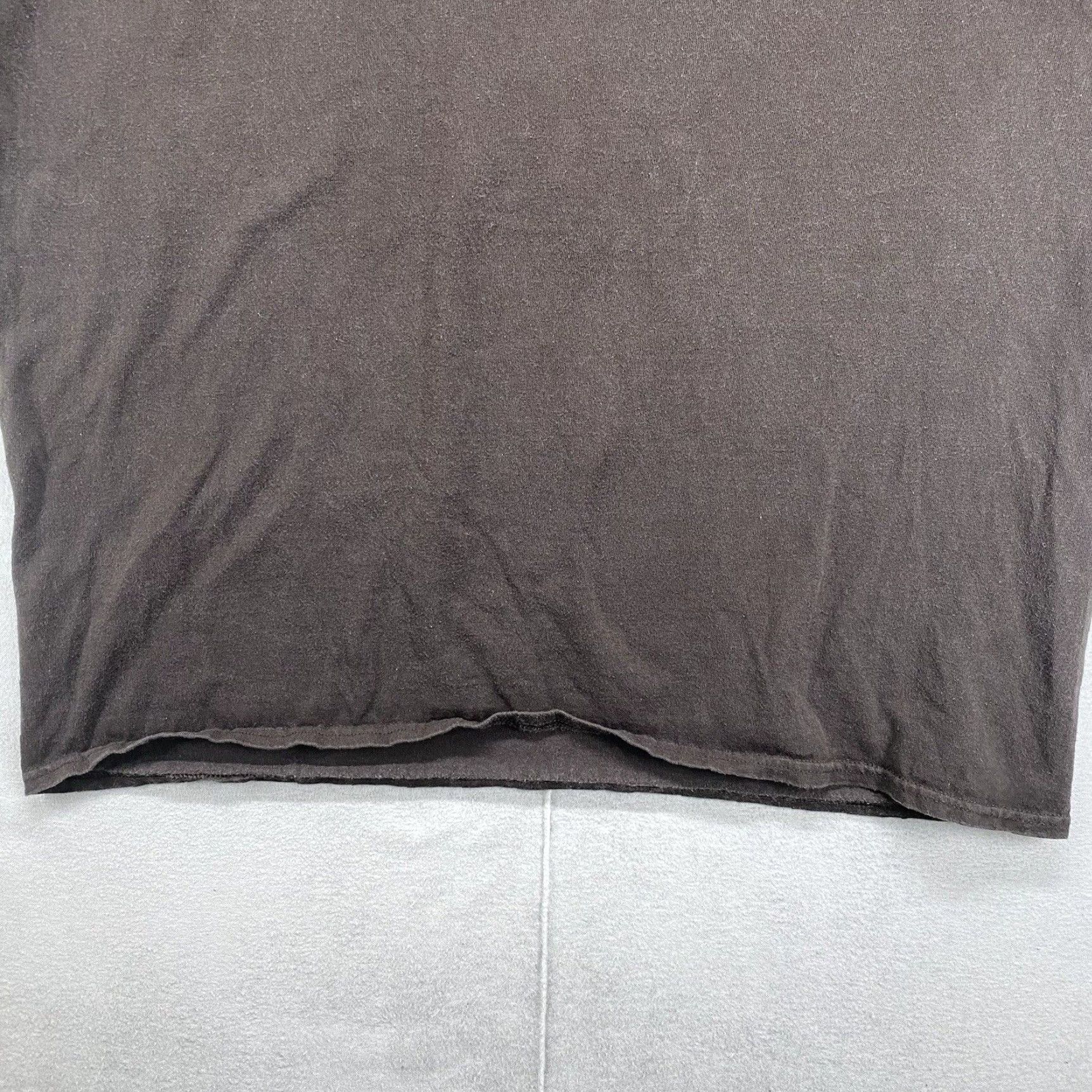 Delta VINTAGE 1990s Brooklyn Black Squadron Military T-Shirt XL Brown Graphic Tee Men Size US XL / EU 56 / 4 - 7 Thumbnail