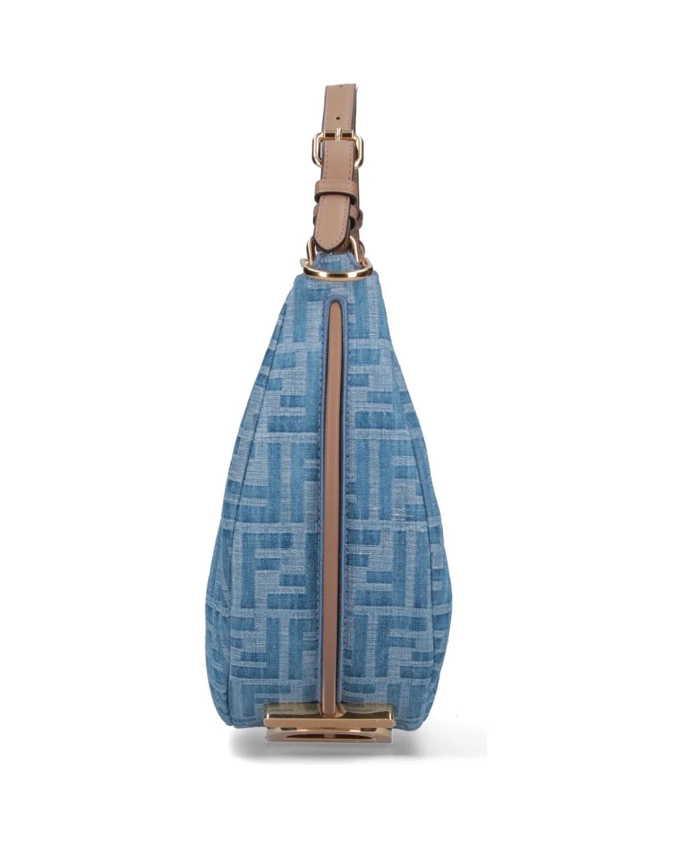 Fendi o1s1wg110326 Size: OS / Fendigraphy Small Bag in Blue Size ONE SIZE - 4 Thumbnail