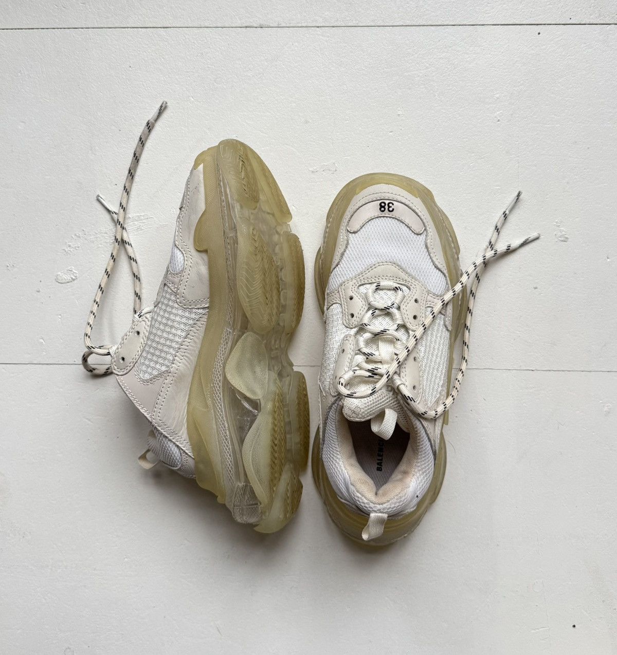 Balenciaga Balenciaga Triple S White Size US 8 / IT 38 - 2 Thumbnail