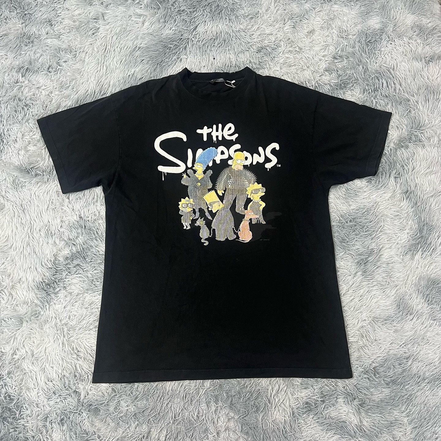 Balenciaga Balenciaga Simpsons Graphic T-Shirt Black Size M Size US M / EU 48-50 / 2 - 1 Thumbnail