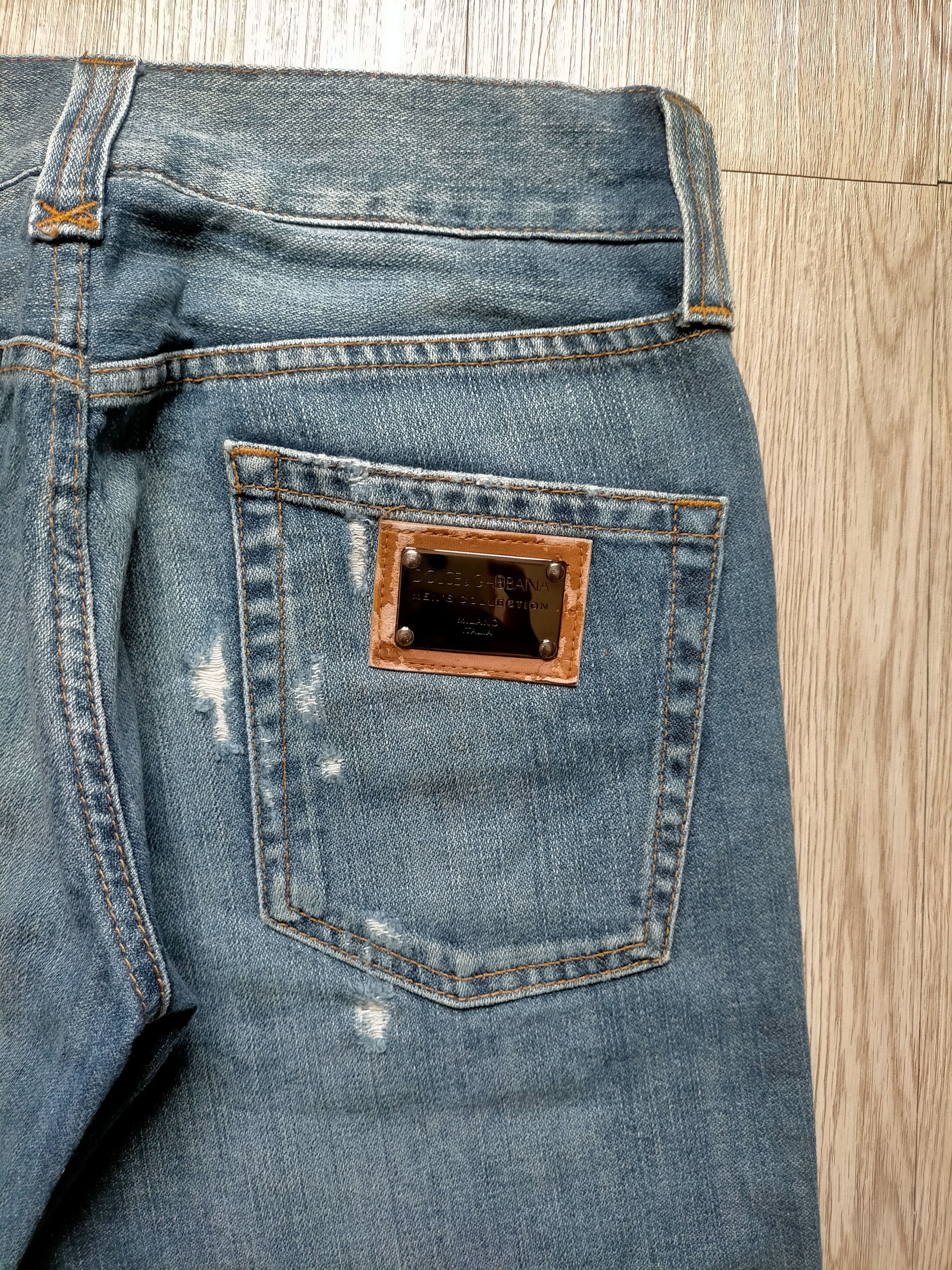 Dolce & Gabbana Dolce & Gabbana Double Zipped Distress Jeans Size US 30 / EU 46 - 10 Thumbnail