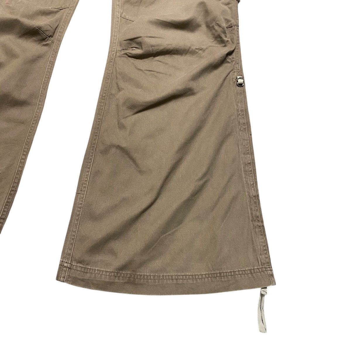 Japanese Brand Black Baccara Parachute Cargo Flare Pants Size US 34 / EU 50 - 8 Thumbnail
