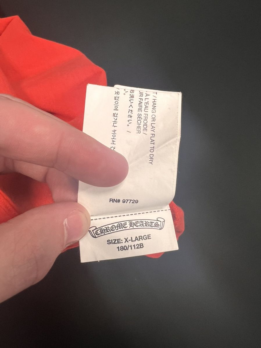 Chrome Hearts Chrome Hearts Matty Boy Chomper Red T-Shirt (PreOwned) Size US XL / EU 56 / 4 - 6 Thumbnail