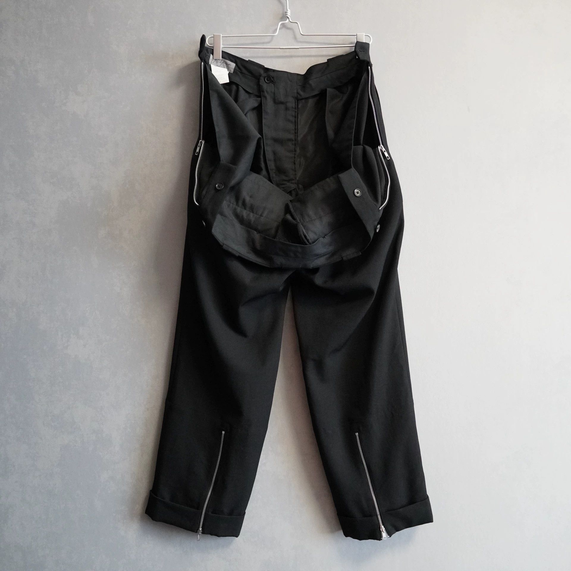 Yohji Yamamoto Yohji Yamamoto 04AW Zip Pants Size 3 Size US 34 / EU 50 - 1 Thumbnail