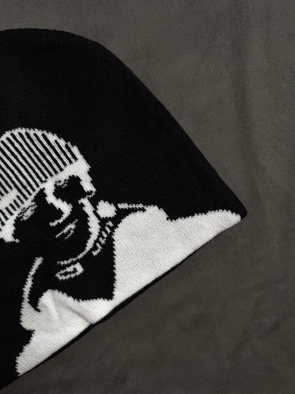 Japanese Brand Capeesh Dani's Pro Model Graphic No Cuff Knit Beanie Hat Blk Size ONE SIZE - 2 Thumbnail