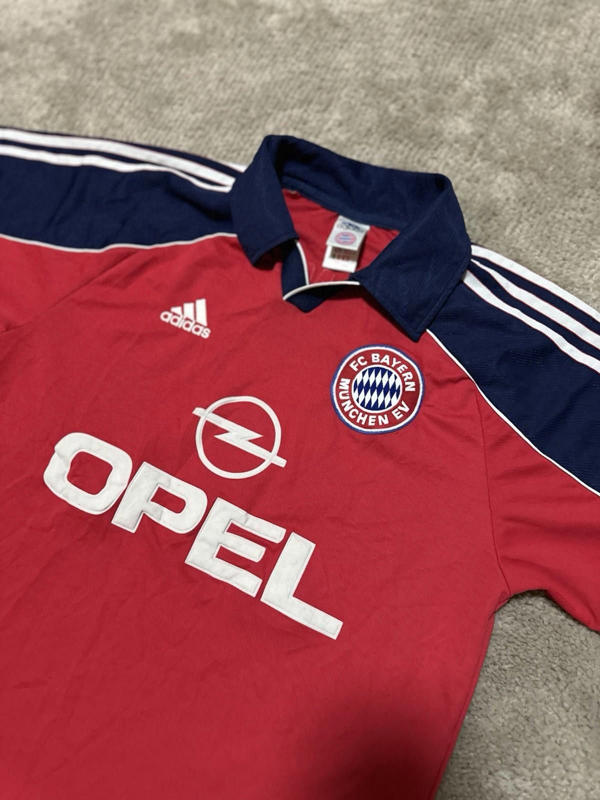 Adidas BAYERN MUNCHEN 1999-01 HOME FOOTBALL SHIRT SOCCER JERSEY S Size US S / EU 44-46 / 1 - 3 Thumbnail