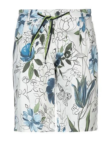 Designer BERNA FLORAL PATTERN SIDE STRIPE SHORTS SIZE 48 IT Size US 32 / EU 48 - 1 Thumbnail