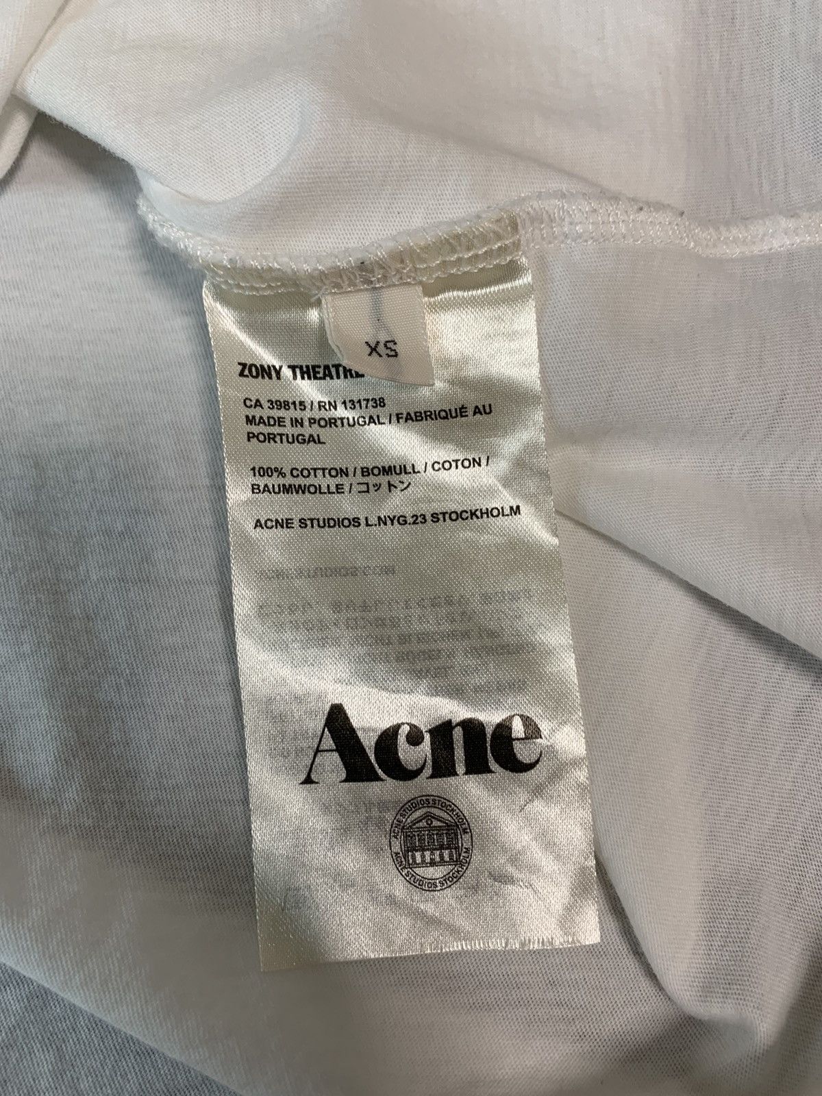 Acne Studios Acne Studios SS14 Zony Theatre Sleeveless Tank Top Size US XS / EU 42 / 0 - 5 Thumbnail