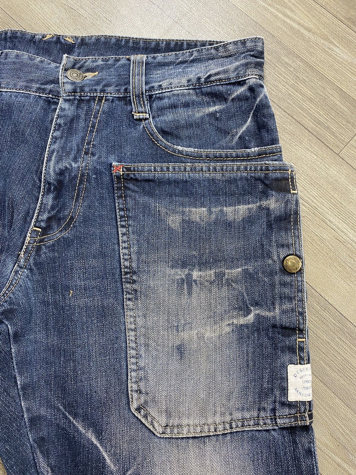 PPFM PPFM Platation Multipocket The Dessert Fox Distressed Jeans Size US 31 - 4 Thumbnail