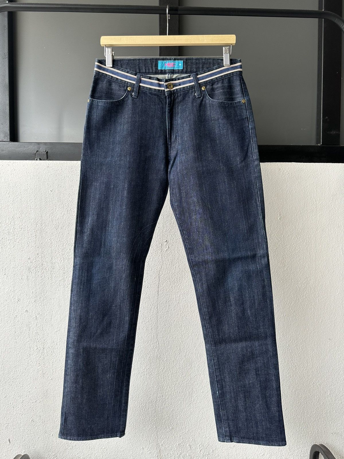 realmad HECTIC 1998 Hec by Hectic Indigo denim jeans Size US 31 - 3 Thumbnail