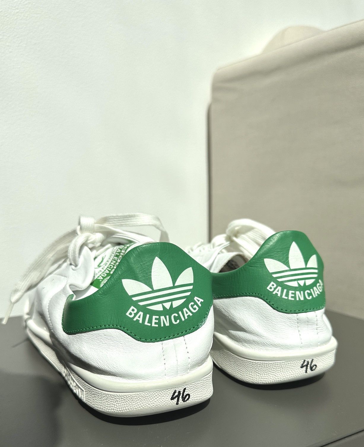 Adidas × Balenciaga Sneakers Balenciaga Stan Smith Size US 13 / EU 46 - 7 Thumbnail