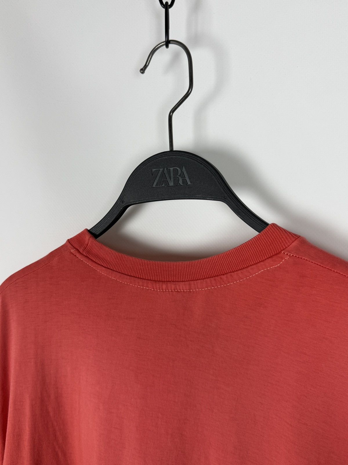 Vintage 1990’s Vintage Sun Faded Red Single Stitched Blank Boxy Tee Size US XL / EU 56 / 4 - 7 Thumbnail