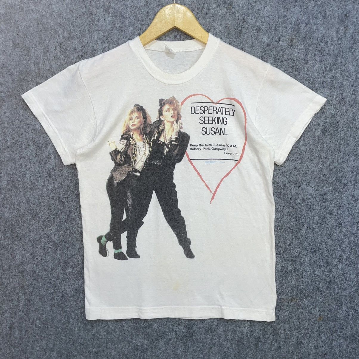Vintage Vintage Madonna Desperately Seeking Susan T-Shirt Size US M / EU 48-50 / 2 - 1 Thumbnail