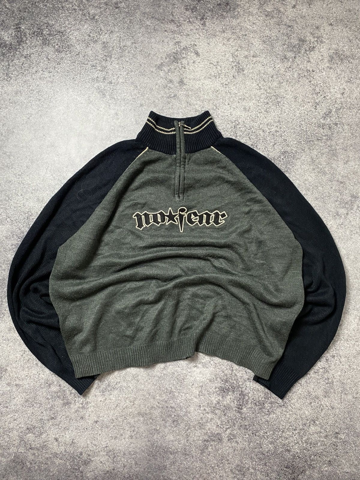 No Fear NO FEAR 1/3 ZIP HOODIE SWEATER SKATEBOARD STYLE HIP HOP Y2K Size US XXL / EU 58 / 5 - 1 Thumbnail