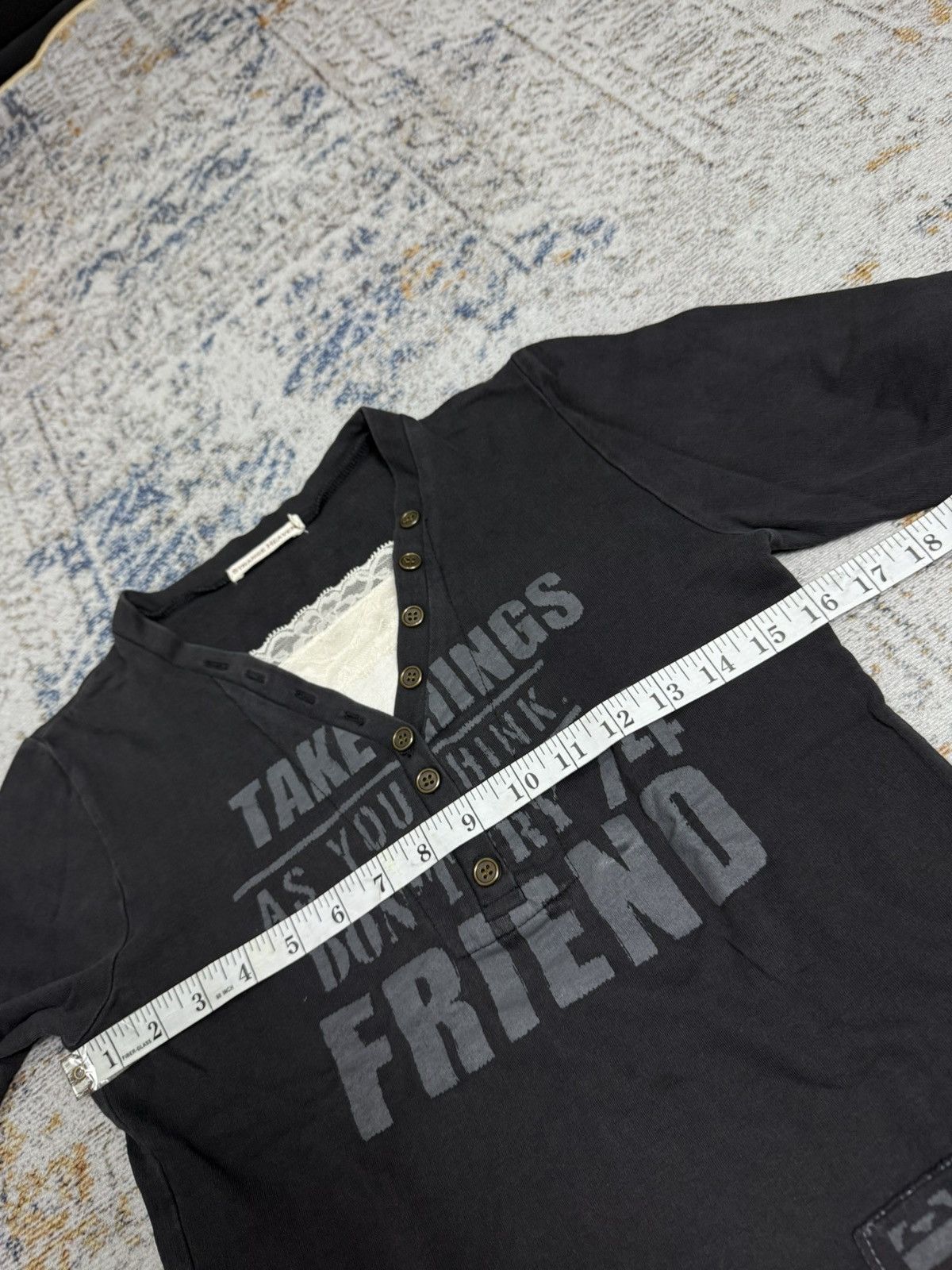 Japanese Brand Strange haven ifsix style long sleeve Size M / US 6-8 / IT 42-44 - 9 Thumbnail