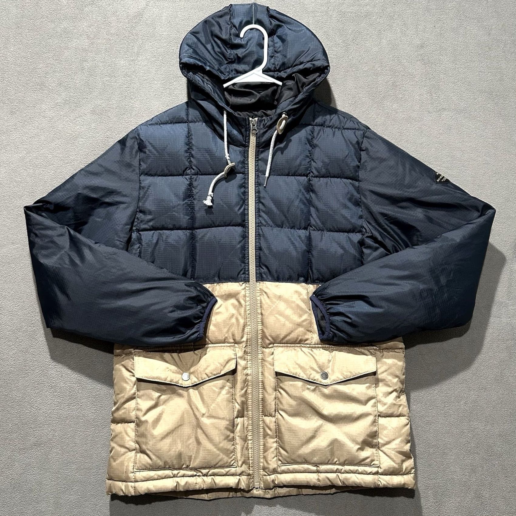 Quiksilver Quiksilver Jacket Mens Large Blue Colorblock Puffer Coat Ski Snowboarding Zip Lined Size US L / EU 52-54 / 3 - 2 Thumbnail