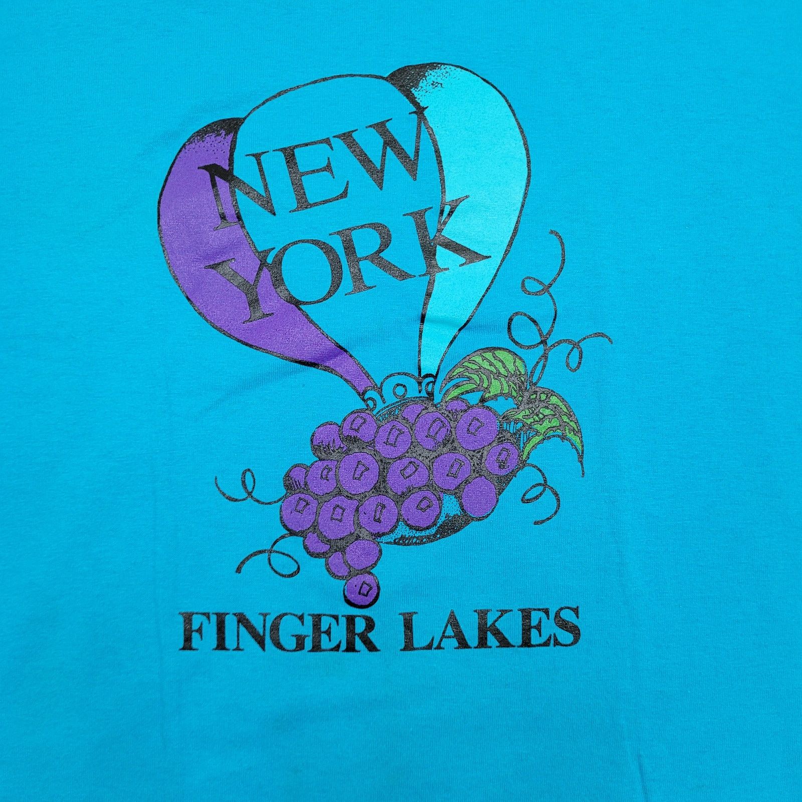 Jerzees VTG 90s Finger Lakes New York T-Shirt XL Made In USA Jerzees Size US XL / EU 56 / 4 - 3 Thumbnail