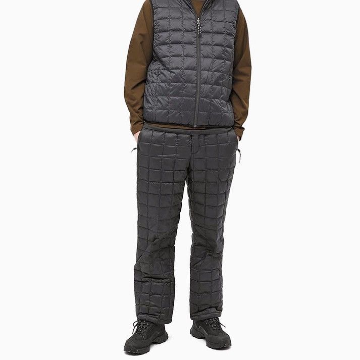 TAION TAION Men's Reversible Boa Fleece Down Vest in Black/Black Size US M / EU 48-50 / 2 - 8 Thumbnail
