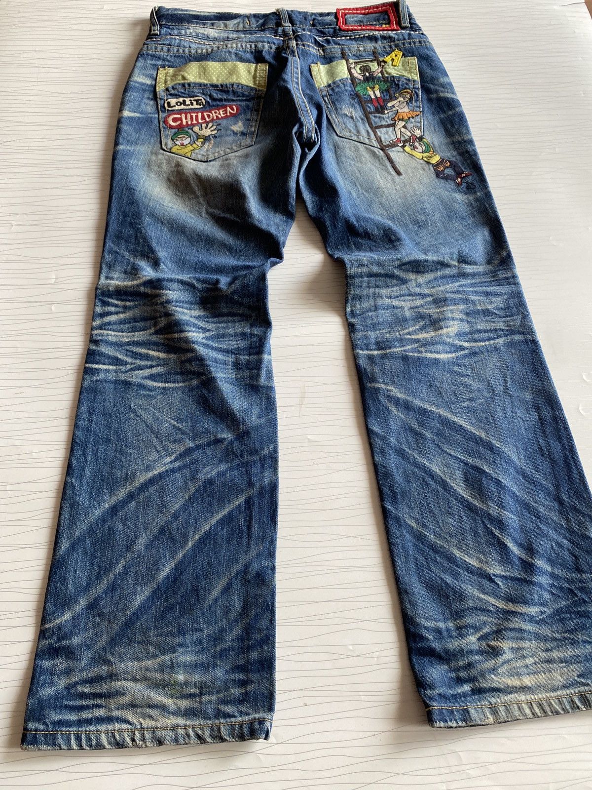 Lolita Jeans Rare Yoshitomo Nara X Lolita Jeans Children Play Size US 34 / EU 50 - 2 Thumbnail