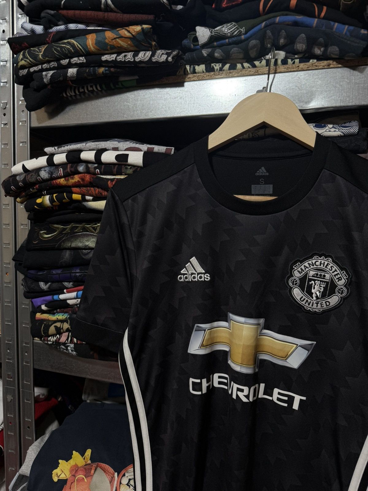 Adidas Adidas Manchester United 2017 2018 Away Soccer Jersey Size US S / EU 44-46 / 1 - 3 Thumbnail
