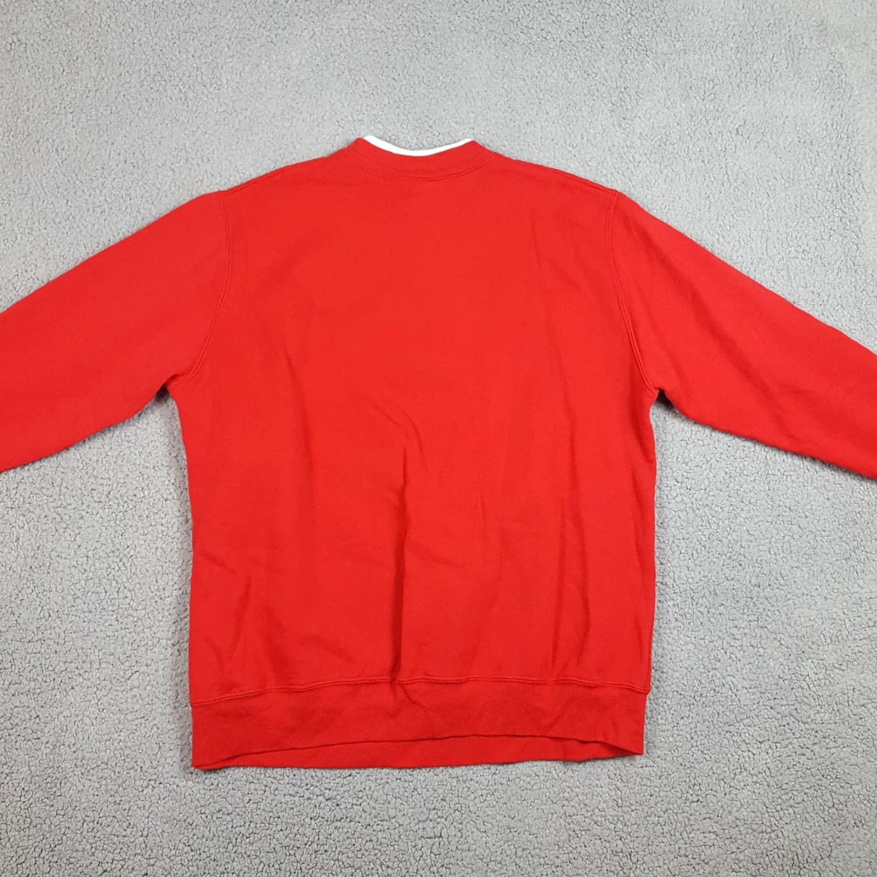 Vintage VINTAGE Snowman Winter Snow Women's XL Crewneck Sweatshirt Frosty Pullover 90s Red Morning Sun Sweatshirt Size XL / US 12-14 / IT 48-50 - 3 Thumbnail