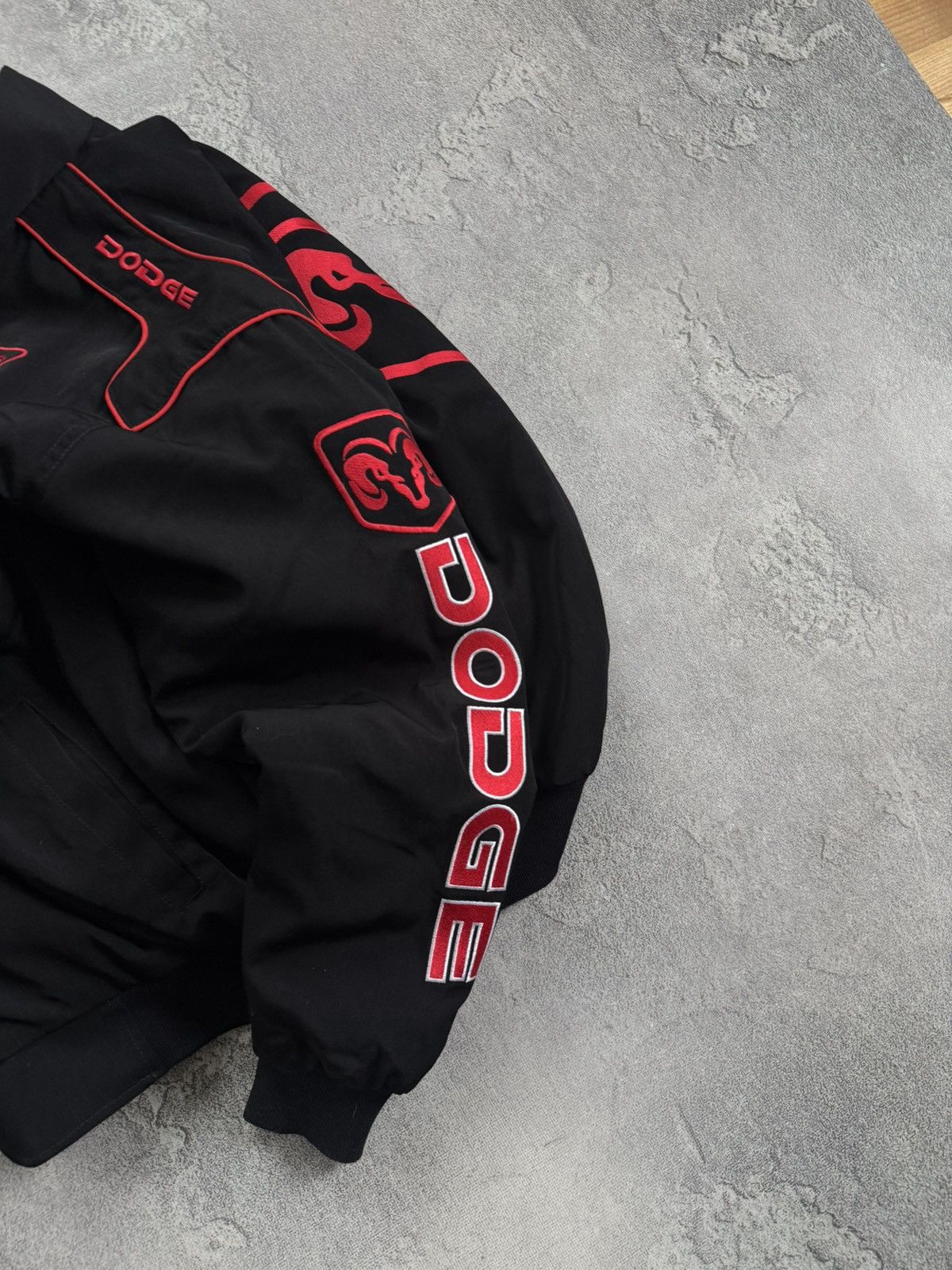 NASCAR Dodge L/size big logo bomber jacket racing moto sport 00s Size US L / EU 52-54 / 3 - 18 Thumbnail