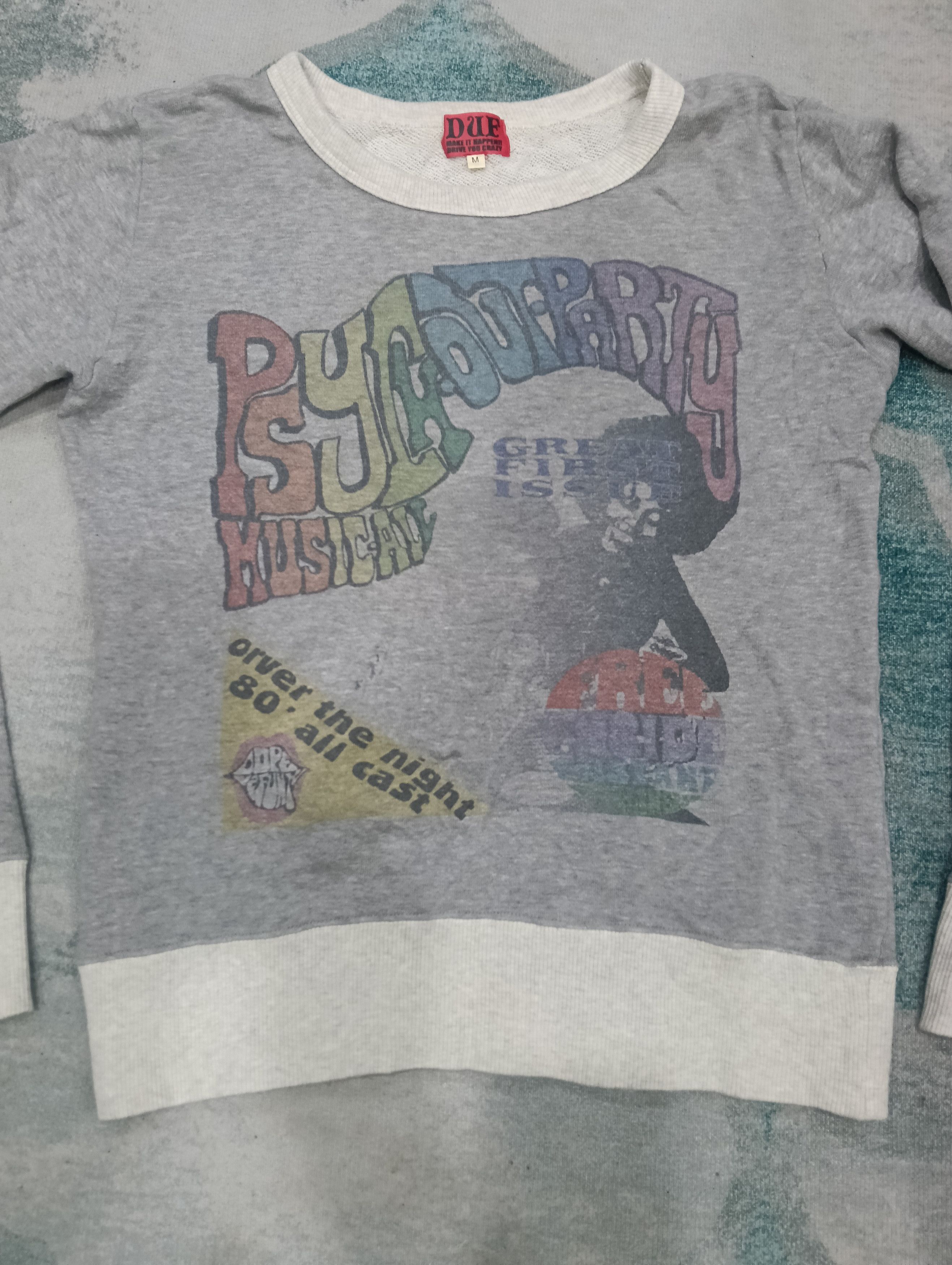 Hysteric Glamour × Japanese Brand Duf Sweatshirt Made In Japan Size M / US 6-8 / IT 42-44 - 1 Thumbnail
