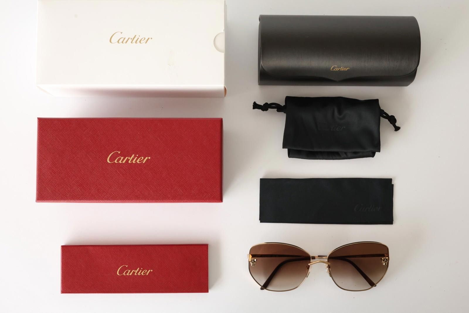 Cartier New Cartier eyewear optical sunglasses CT0400S 002 gold Size ONE SIZE - 2 Thumbnail