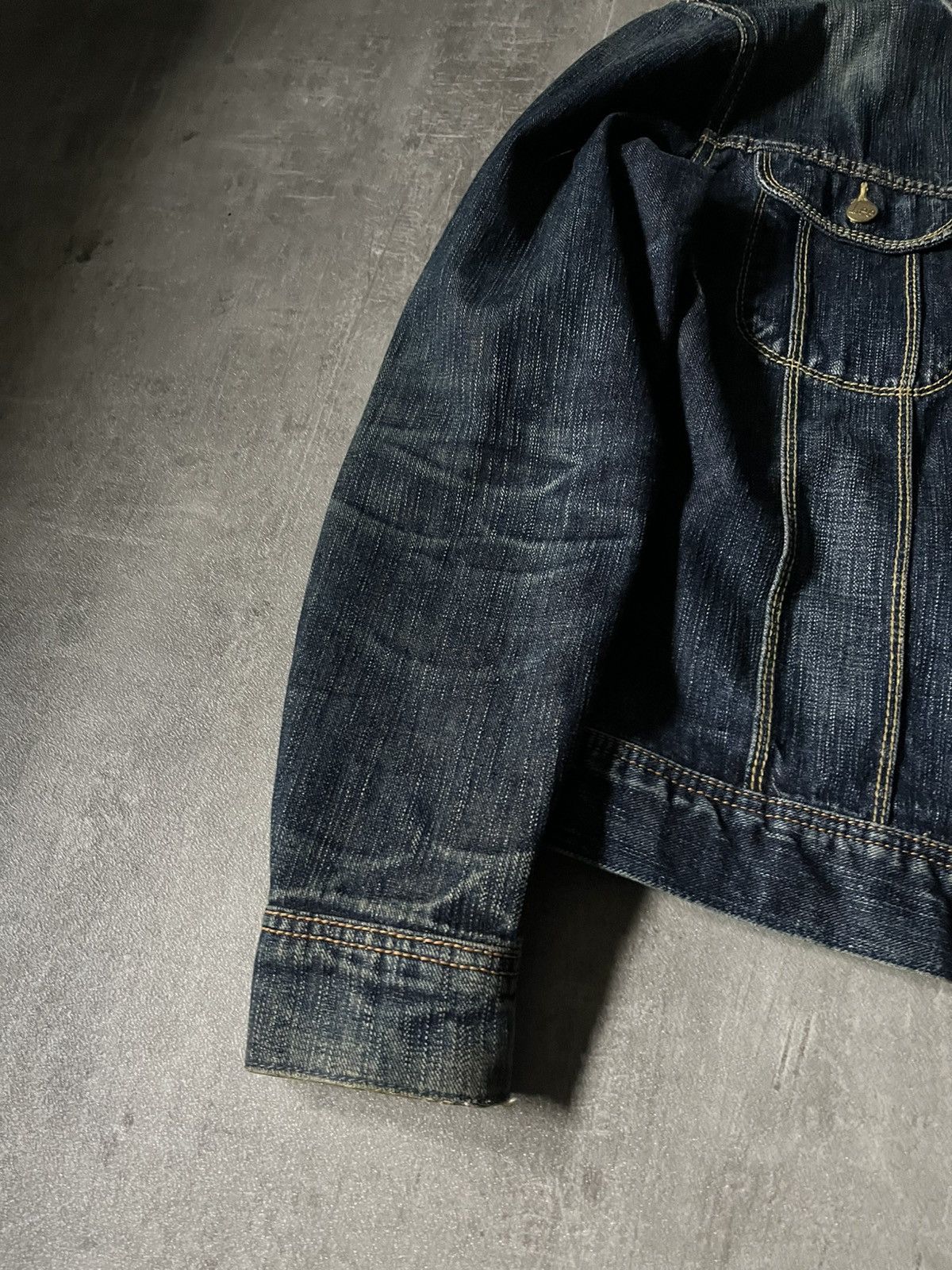 Lee Lee 100 J denim jacket navy very rare 70s Size US L / EU 52-54 / 3 - 2 Thumbnail