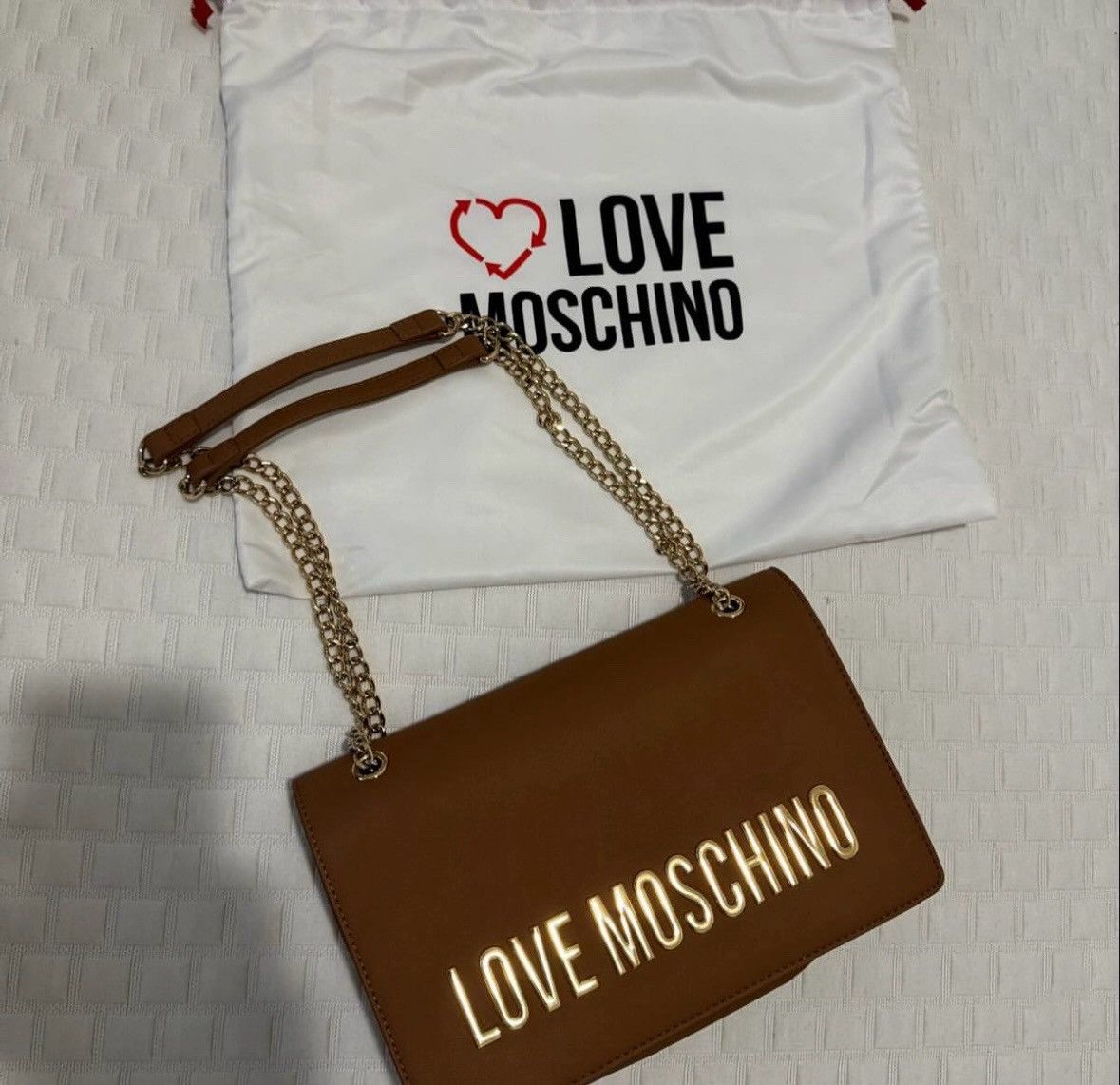 Love Moschino 👜 Love Moschino Brown Shoulder Bag Size ONE SIZE - 2 Thumbnail