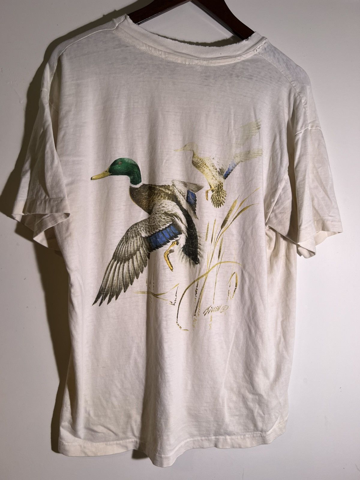 Vintage 90’s 2000’s Y2K Vintage T.S.F. Originals Duck Retro Shirt Size US L / EU 52-54 / 3 - 1 Thumbnail
