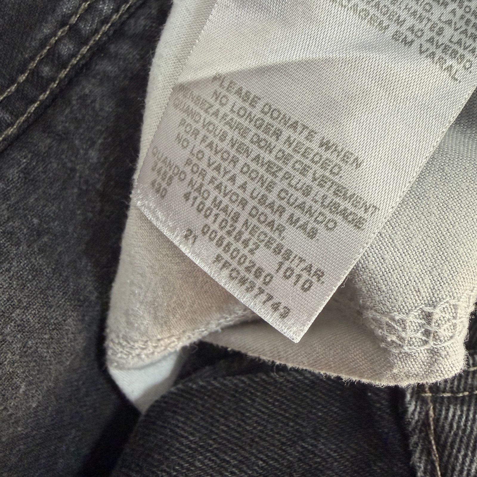 Levi's Vintage Levis 550 Relaxed Fit Jeans Men's 40x30 Black y2k Size US 40 / EU 56 - 5 Thumbnail