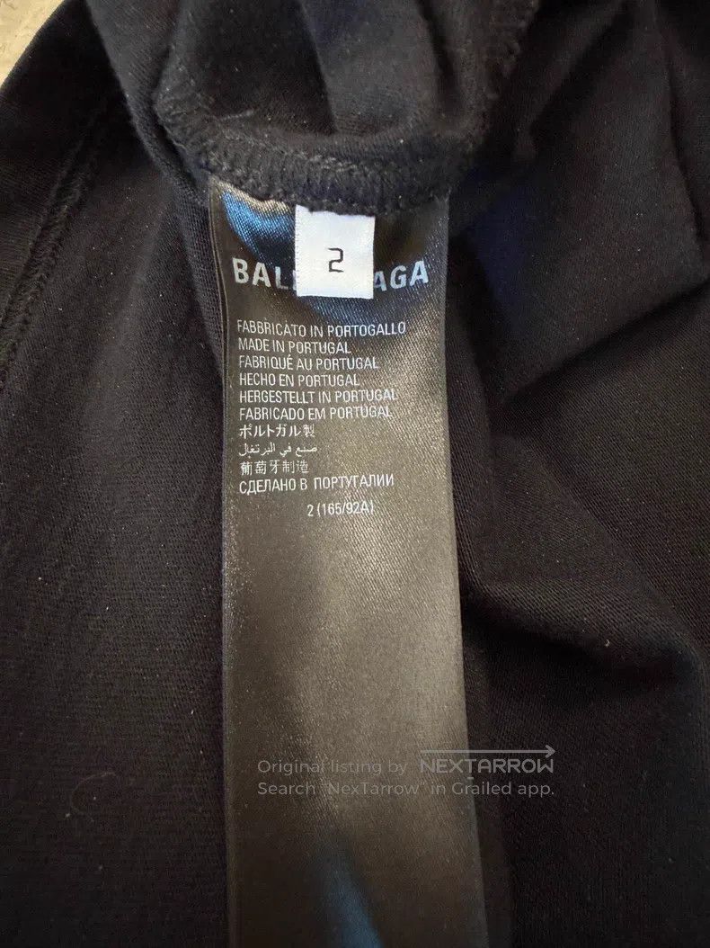 Balenciaga Balenciaga Short Sleeve Size US M / EU 48-50 / 2 - 3 Thumbnail