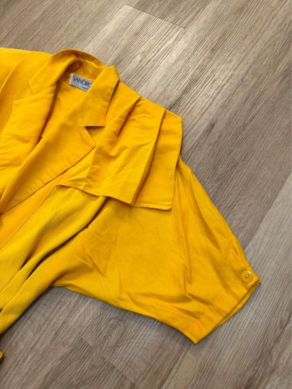 Sandro Sandro Paris Unique Viscose Archive 80s Vintage Suit L/XL Size XL / US 12-14 / IT 48-50 - 7 Thumbnail