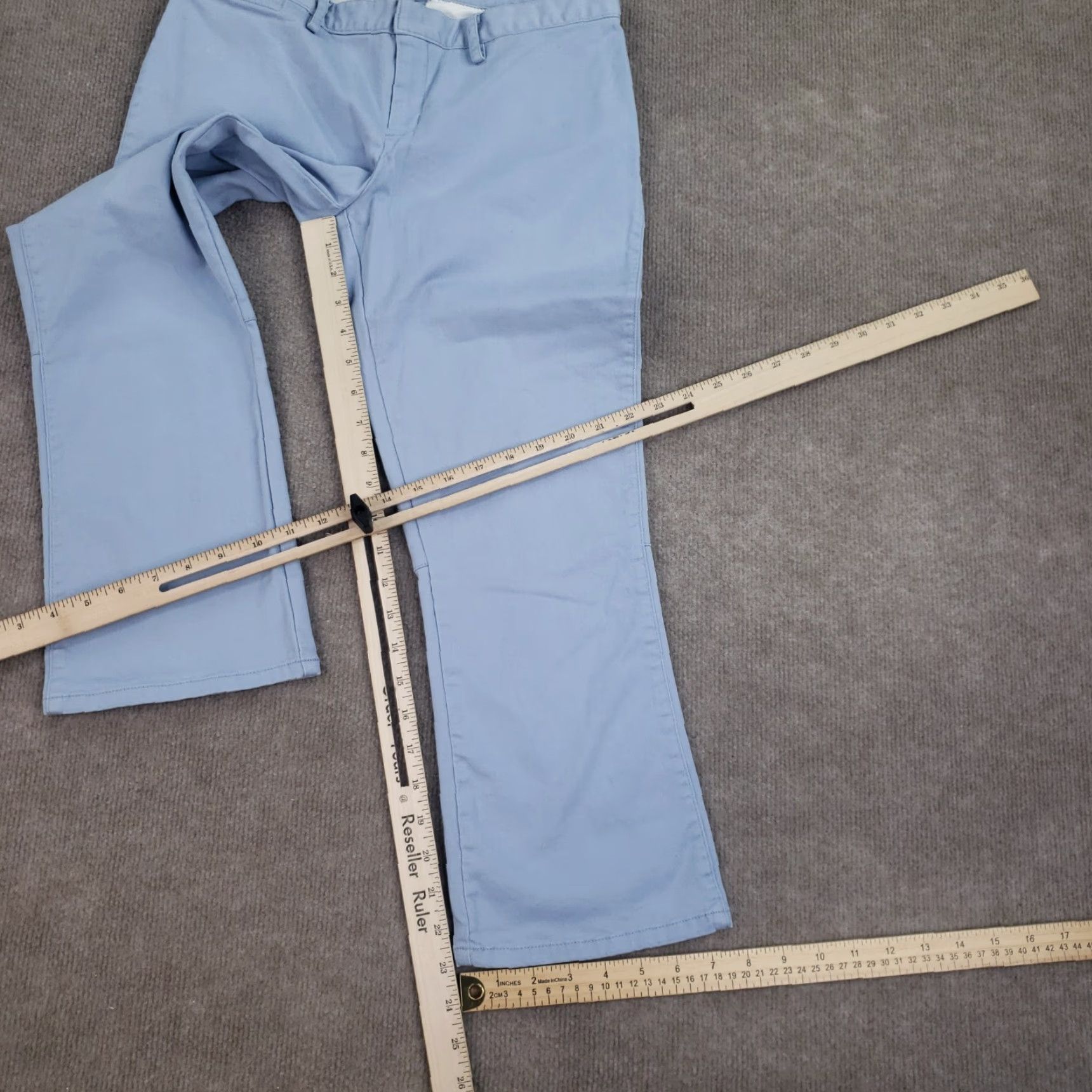 Ralph Lauren Ralph Lauren Polo Jeans Co Women Blue Straight Leg Ankle Stretch Pants Size 4 (30x23) Size 27" / US 4 / IT 40 - 2 Thumbnail