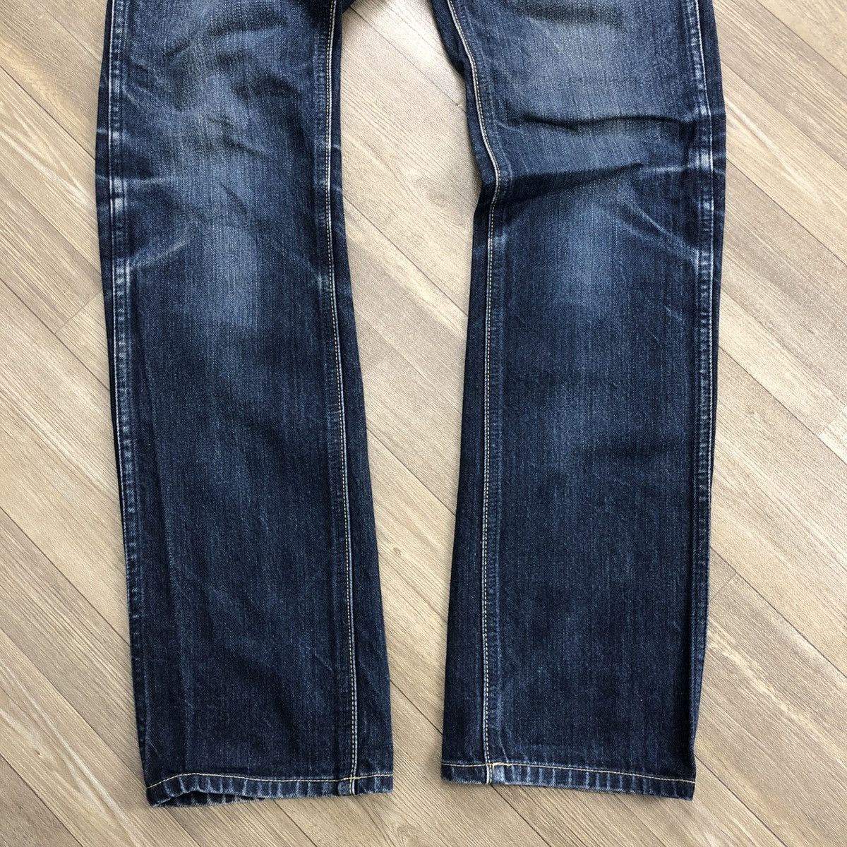 Blue Blue Japan × Japanese Brand × Vintage Vintage Blue Blue Japan Faded Jeans Size US 30 / EU 46 - 10 Thumbnail