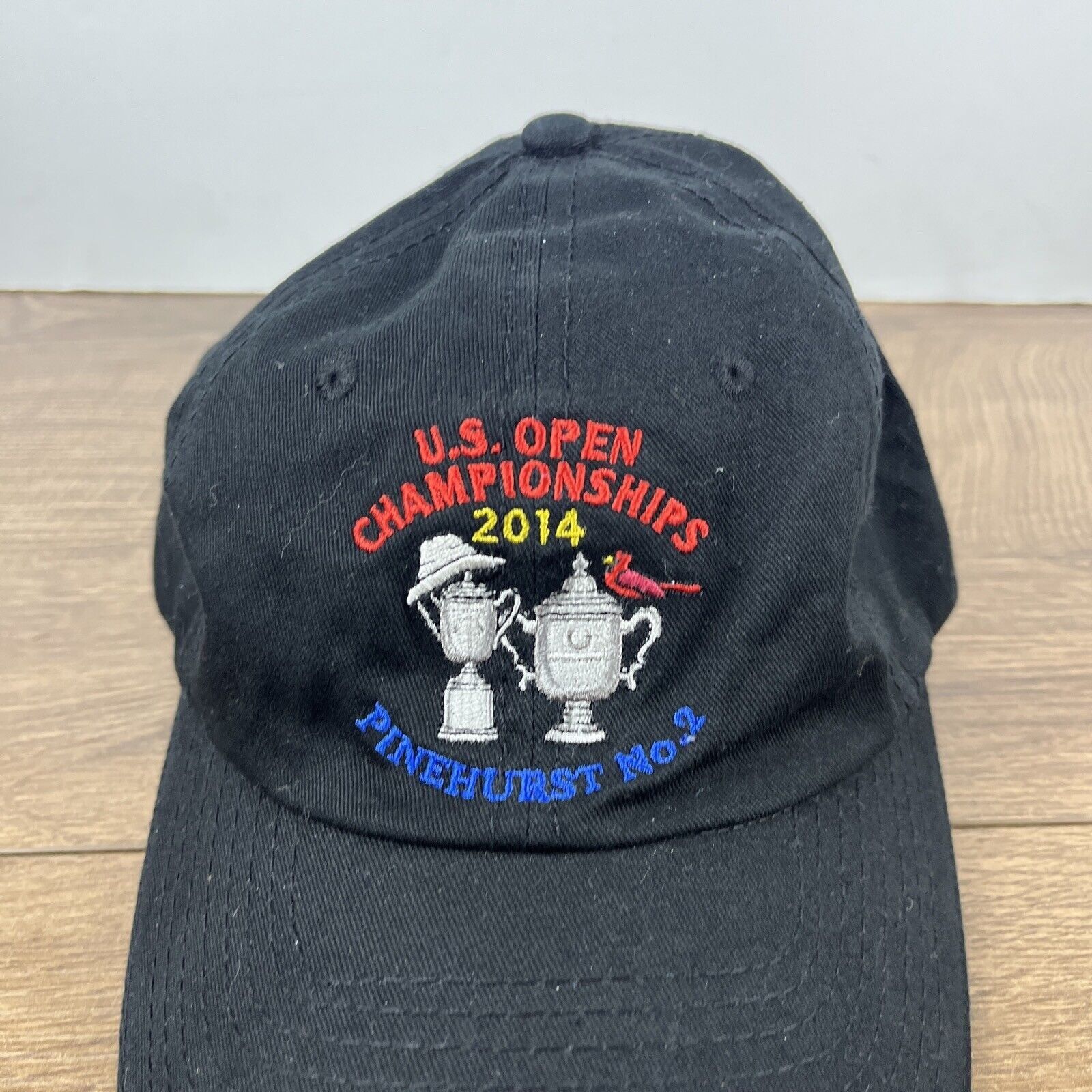 Other 2014 US Open Championships Hat Pinehurst 2 Black Adjustable Size ONE SIZE - 6 Thumbnail