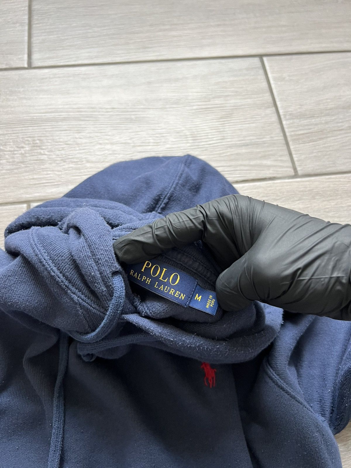 Vintage Polo Ralph Lauren Fleece Hoodie Blue Hooded M Size Size US M / EU 48-50 / 2 - 11 Thumbnail
